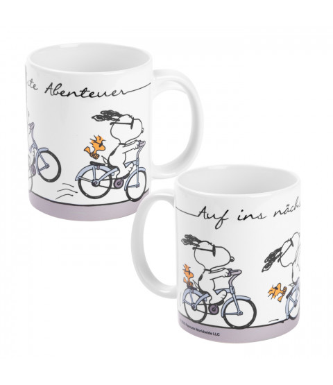 The Peanuts - Tasse "Auf ins nächste Abenteuer", 320 ml, Keramik