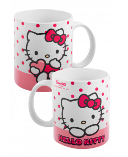 Hello Kitty - Tasse "hearts", 230 ml, Porzellan